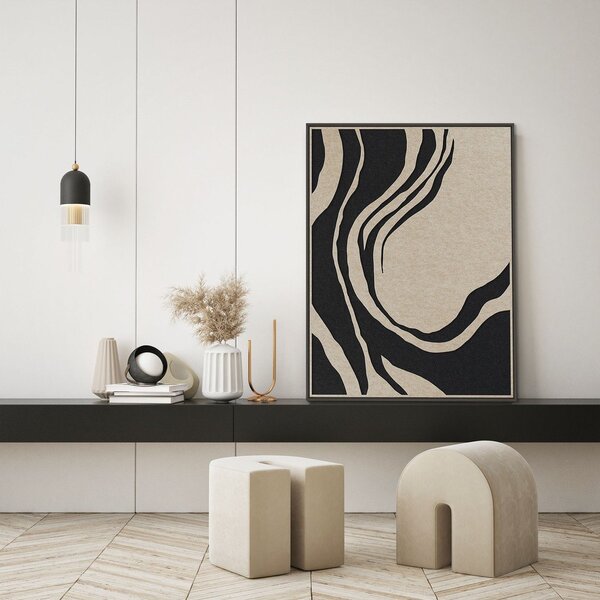 3D obraz s rámem/akustický 90x120 cm Sacred Silence 2 – Malerifabrikken