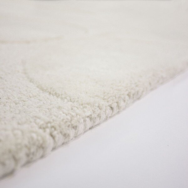 Slonovinový ručně tkaný vlněný koberec 120x170 cm Gigi – Flair Rugs