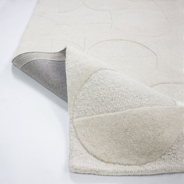 Slonovinový ručně tkaný vlněný koberec 120x170 cm Gigi – Flair Rugs