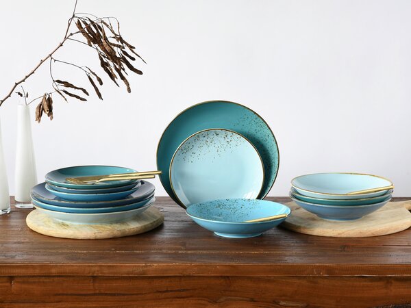 SADA MĚLKÝCH TALÍŘŮ, keramika, 27 cm Creatable - Online Only nádobí, Online Only