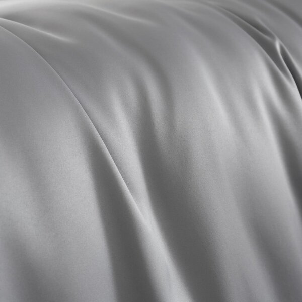 Šedé povlečení na dvoulůžko 200x200 cm Silky Soft - Catherine Lansfield