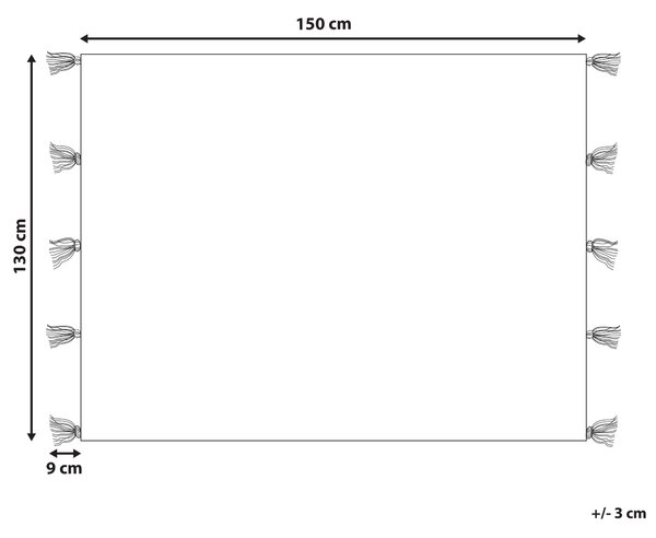 Deka CUBUK 130 x 150 cm Pestrá