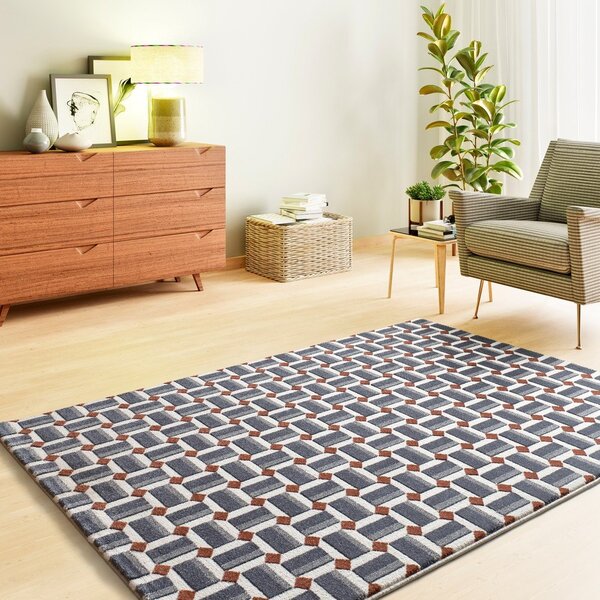 Modrý koberec 80x150 cm Amara – Universal