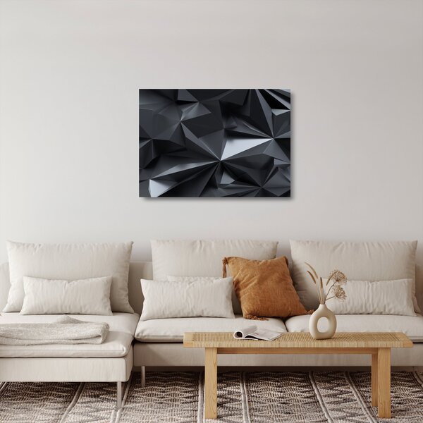 Skleněný obraz - Geometrická abstrakce (70x50 cm)