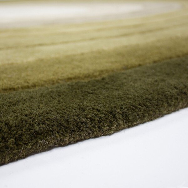 Zelený ručně tkaný vlněný koberec 200x290 cm Puddle Ombre – Flair Rugs