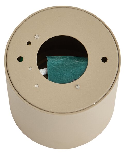 Moderní stropní bodové svítidlo Taupe GU10 50mm IP44 - Capa