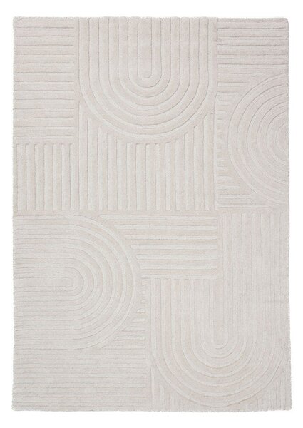 Slonovinový ručně tkaný vlněný koberec 200x290 cm Zen Garden – Flair Rugs