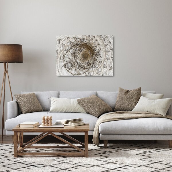 Skleněný obraz ornamentalního umění (70x50 cm)
