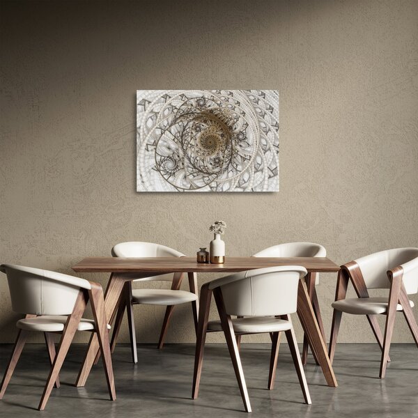 Skleněný obraz ornamentalního umění (70x50 cm)