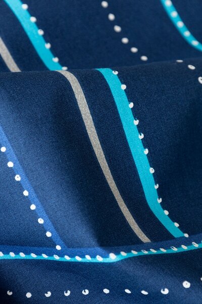 Povlečení Ezio Blue Bavlna deluxe 1x 140/200, 1x 70/90