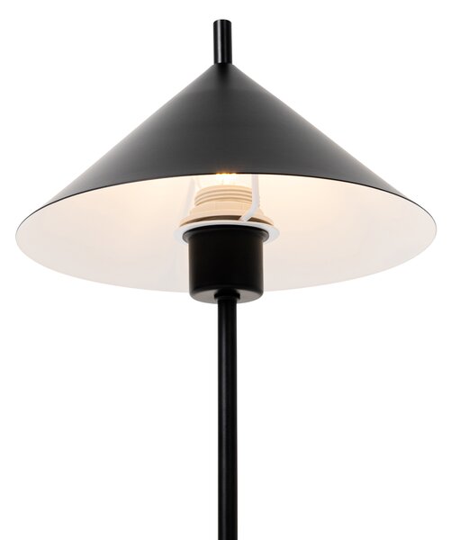 Designová stolní lampa černá - Triangolo