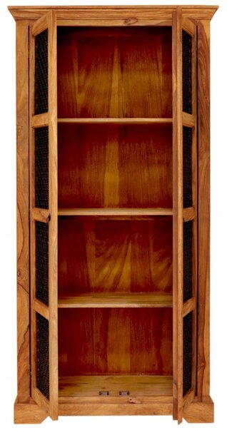Vitrína Jali 100x200x45 z indického masivu palisandr