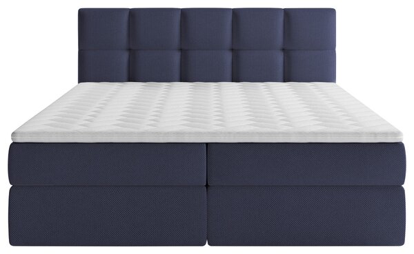 AMERICKÁ POSTEL, 200/220 cm, tmavě modrá MID.YOU - Postele s úložným prostorem, Online Only