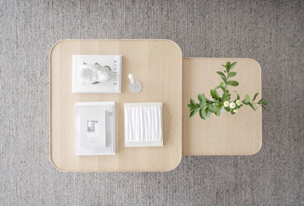 Rowico Home, Dubový konferenční stolek SULLIVAN 60 cm | Světle hnědý 120101