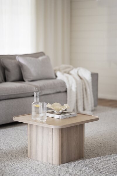Rowico Home, Dubový konferenční stolek SULLIVAN 60 cm | Světle hnědý 120101