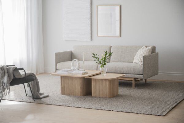 Rowico Home, Dubový konferenční stolek SULLIVAN 60 cm | Světle hnědý 120101