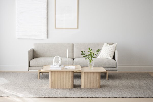 Rowico Home, Dubový konferenční stolek SULLIVAN 60 cm | Světle hnědý 120101