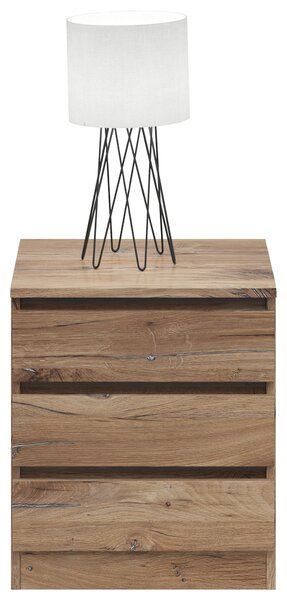 NOČNÍ STOLEK, tmavý dub, 45/52/42 cm - Online Only noční stolky, Online Only