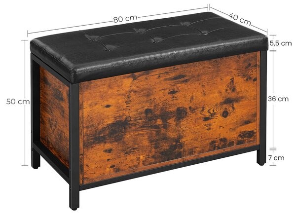 ŠATNÍ LAVICE, 80/50/40 cm Boxxx - Šatní skříně, Online Only