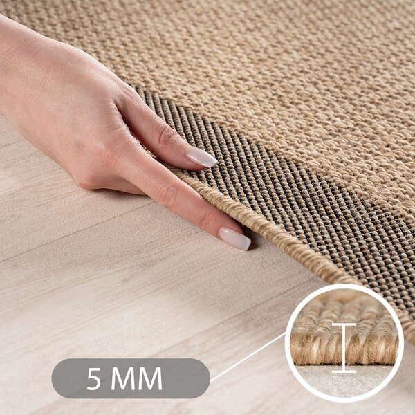 Hnědý vnitřní a venkovní koberec 140x200 cm Timber 1402 – Ayyildiz Carpets
