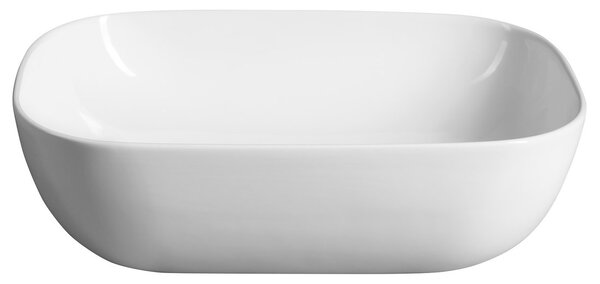 Aqualine Aqualine, Keramické umyvadlo na desku, 46x34 cm, bílá, 46341