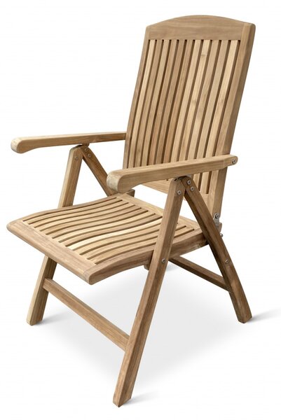 Nábytek Texim America I. polohovací dřevěná židle teak