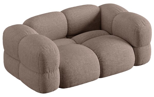 -25 % Dny MOMENTI– Cosmopolitan Design Světle hnědá dvoumístná pohovka Loretto 180 cm