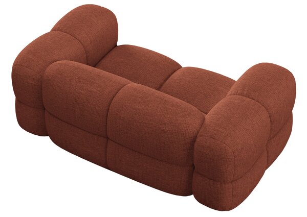 -25 % Dny MOMENTI– Cosmopolitan Design Terakotově oranžová dvoumístná pohovka Loretto 180 cm