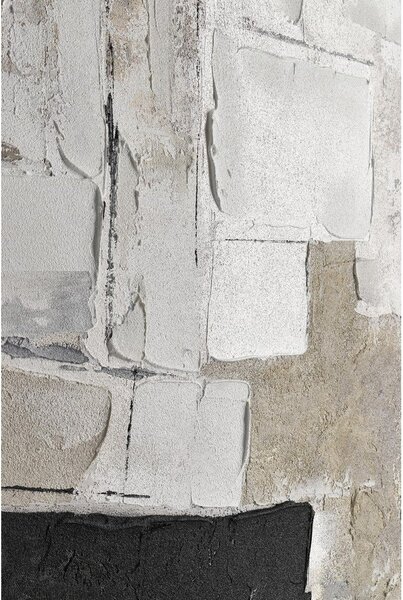 Tištěný/s ručně malovanými prvky obraz na plátně 80x80 cm Crown – Bizzotto