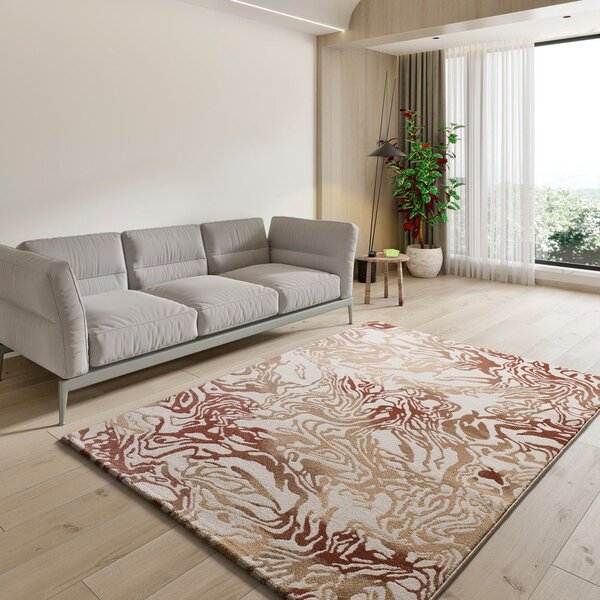 Béžový/v terakotové barvě koberec 80x150 cm Astra – Universal