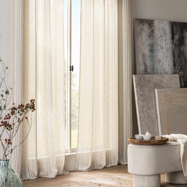Krémový závěs 140x260 cm Zaho – douceur d'intérieur