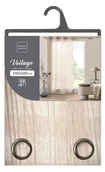 Krémový závěs 140x260 cm Zaho – douceur d'intérieur