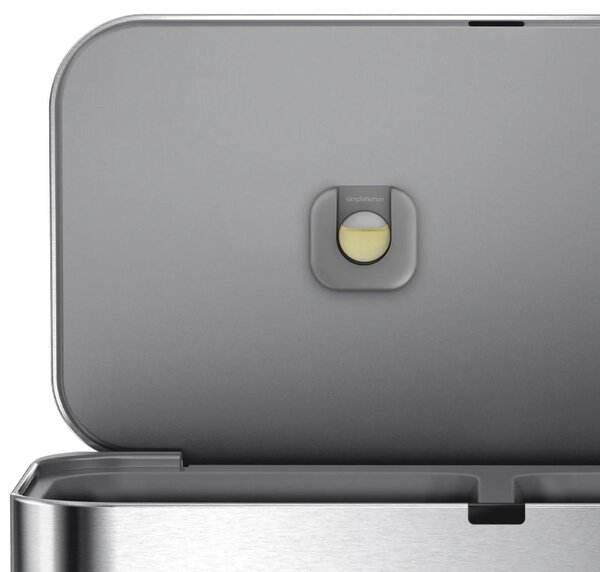 Simplehuman bezdotykový koš s hlasovým ovládáním, tříděný odpad, 58L, nerez ocel, ST2036