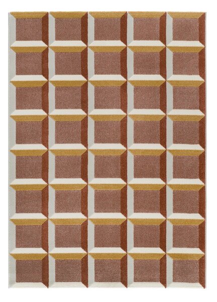 Koberec v terakotové barvě 80x150 cm Amara – Universal