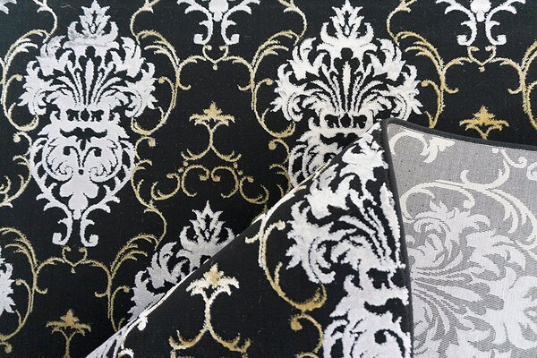 Berfin Dywany, Kusový koberec Elite 23282 Black Gold, 120x180, černobílá, ložnice