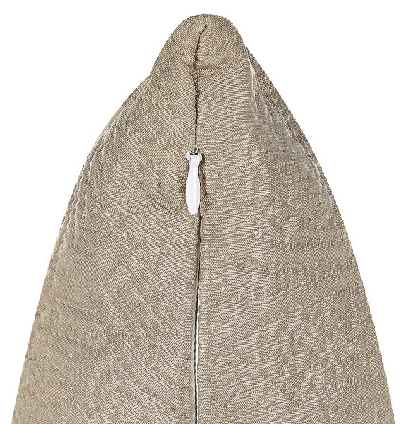 Přikrývka na postel s polštáři SHUSH 140 x 210 cm Taupe
