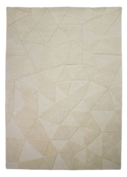Béžový ručně tkaný vlněný koberec 120x170 cm Shard – Flair Rugs