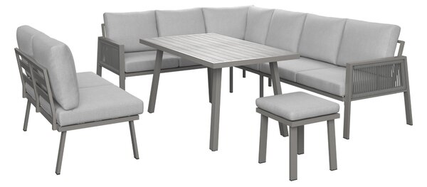 JÍDELNÍ TERASOVÁ SOUPRAVA kov, textil Ambia Garden - Online Only zahradní nábytek, Online Only