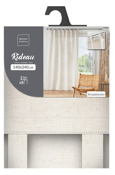 Krémový závěs 140x240 cm Pauline – douceur d'intérieur