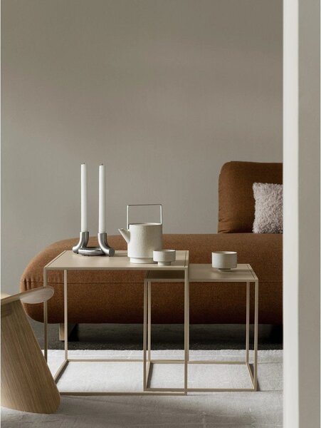 Černé kovové konferenční stolky v sadě 2 ks 50x60 cm Fera – Blomus