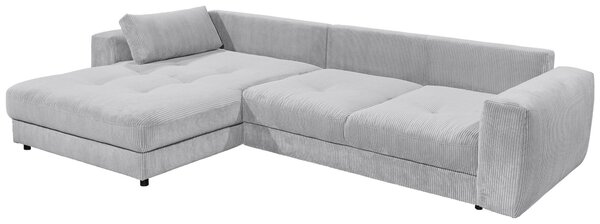 ROHOVÁ SEDAČKA, textil, kompozitní dřevo, světle šedá MID.YOU - Sedací soupravy, Online Only