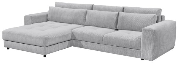 ROHOVÁ SEDAČKA, textil, kompozitní dřevo, světle šedá MID.YOU - Sedací soupravy, Online Only