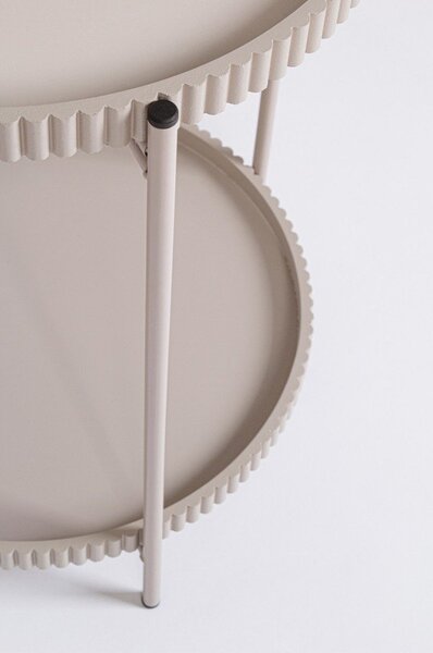 Kovový kulatý odkládací stolek ø 42 cm Herdys – Yes Everyday