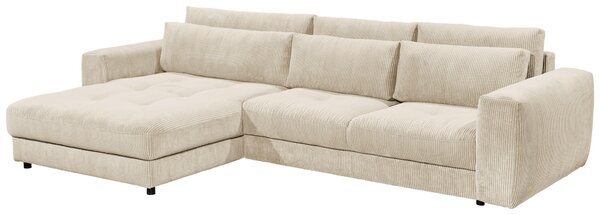 ROHOVÁ SEDAČKA, textil, kompozitní dřevo, krémová MID.YOU - Sedací soupravy, Online Only