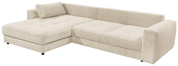 ROHOVÁ SEDAČKA, textil, kompozitní dřevo, krémová MID.YOU - Sedací soupravy, Online Only