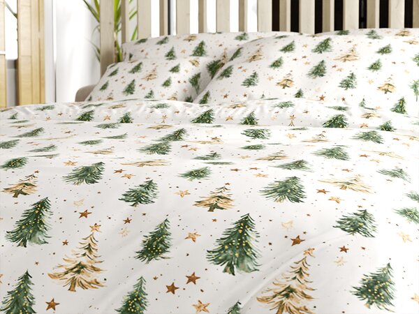 Bavlněné povlečení CHRISTMAS FOREST barevné Rozměr povlečení: 70 x 90 cm | 140 x 200 cm