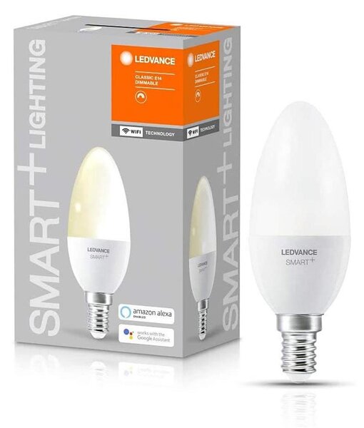 LED Stmívatelná žárovka SMART+ E14/5W/230V 2700K - Ledvance
