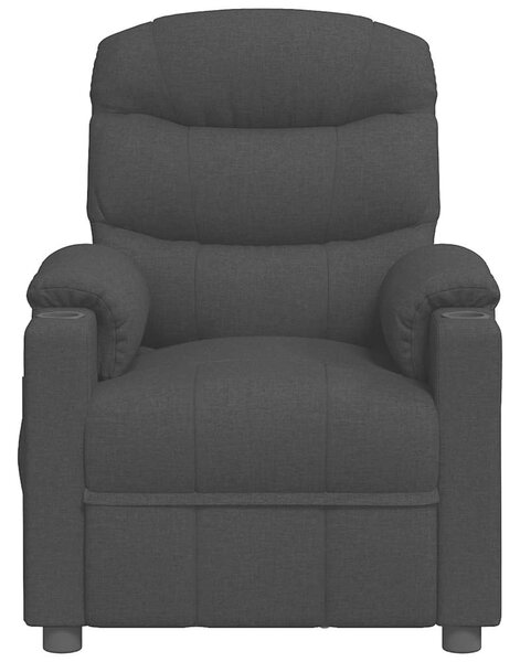 Elektrické polohovací křeslo černé textil 3143493