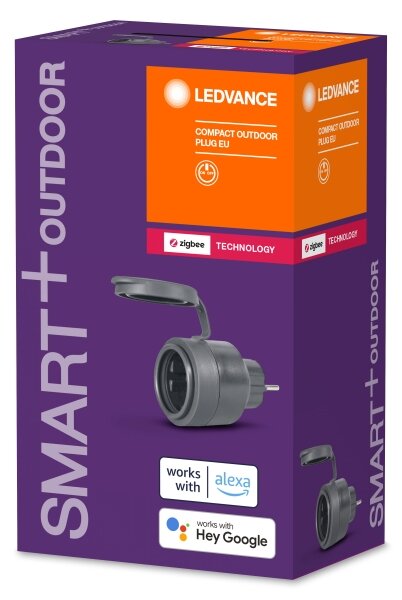 Ledvance - Venkovní chytrá zásuvka SMART+ PLUG 3680W IP44