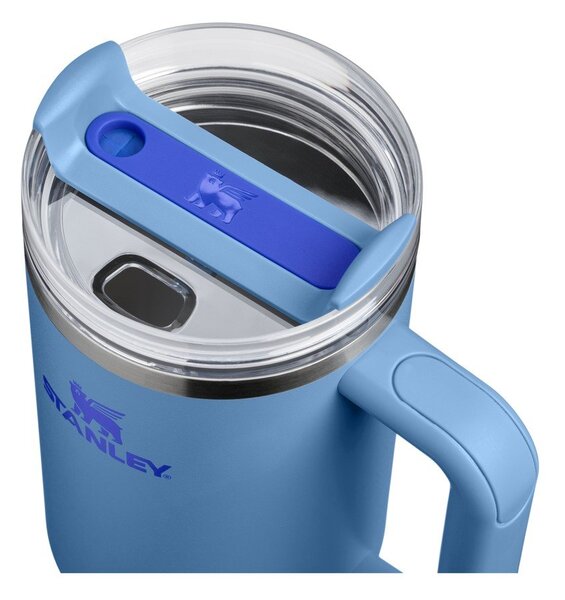 Modrá termoska s brčkem z nerezové oceli 1,18 l Quencher H2.O FlowState™ Tumbler Blue Sky – Stanley